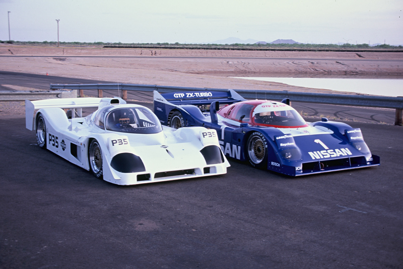 You can see how the P35 compared to its blockier, simpler predecessor here. Photo Credit: Nissan Heritage